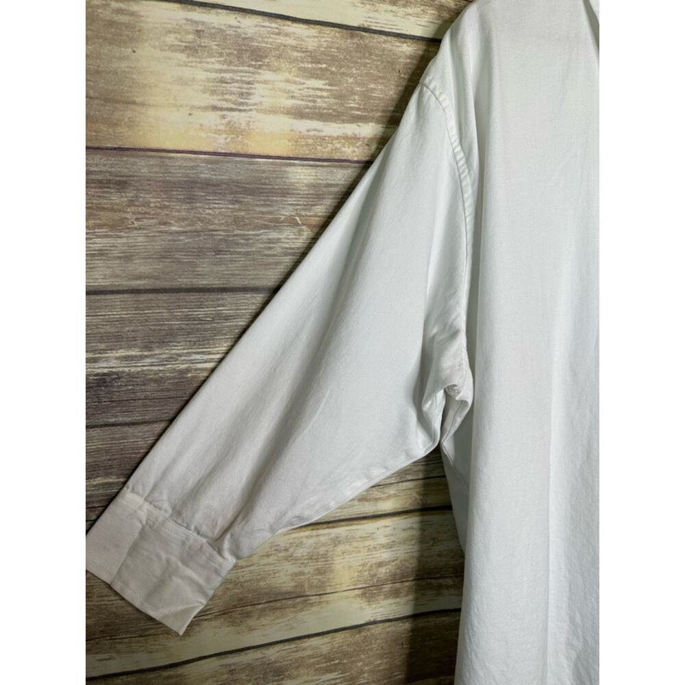 Able Harris oversized button up shirt white size 1X - Picture 7 of 12
